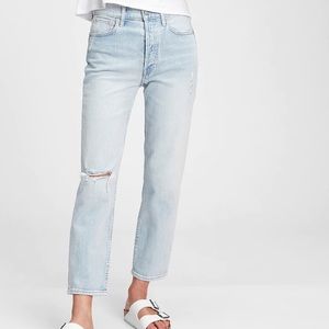 GAP High Rise Cheeky Straight Jeans with Washwell™